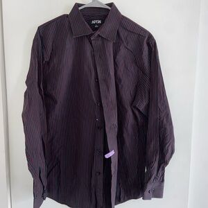 Apt. 9 Men's Dark Striped Dress Shirt